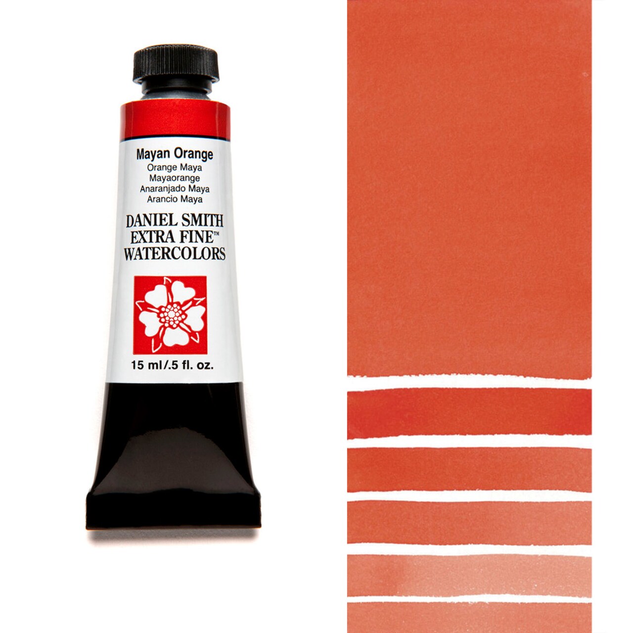 Daniel Smith Extra Fine Watercolors - Mayan Orange, 5 ml Tube
